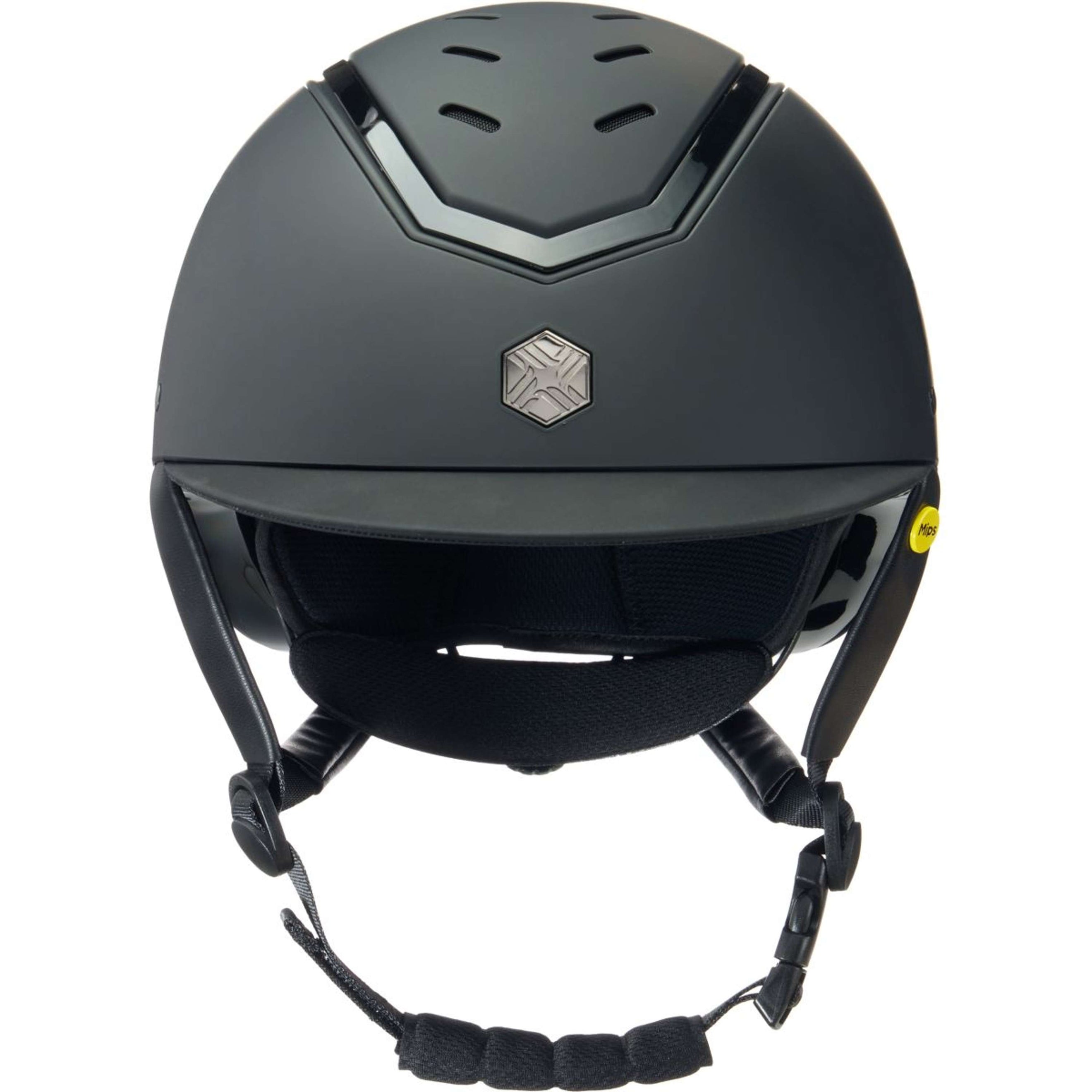 Charles Owen Bombe Kylo visière standard MIPS Black Matte/Black Gloss