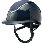 Charles Owen Bombe Kylo Sparkly Wide Peak Navy Gloss/Pewter