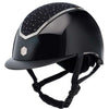 Charles Owen Bombe Kylo Crystal Black Gloss/Chrome