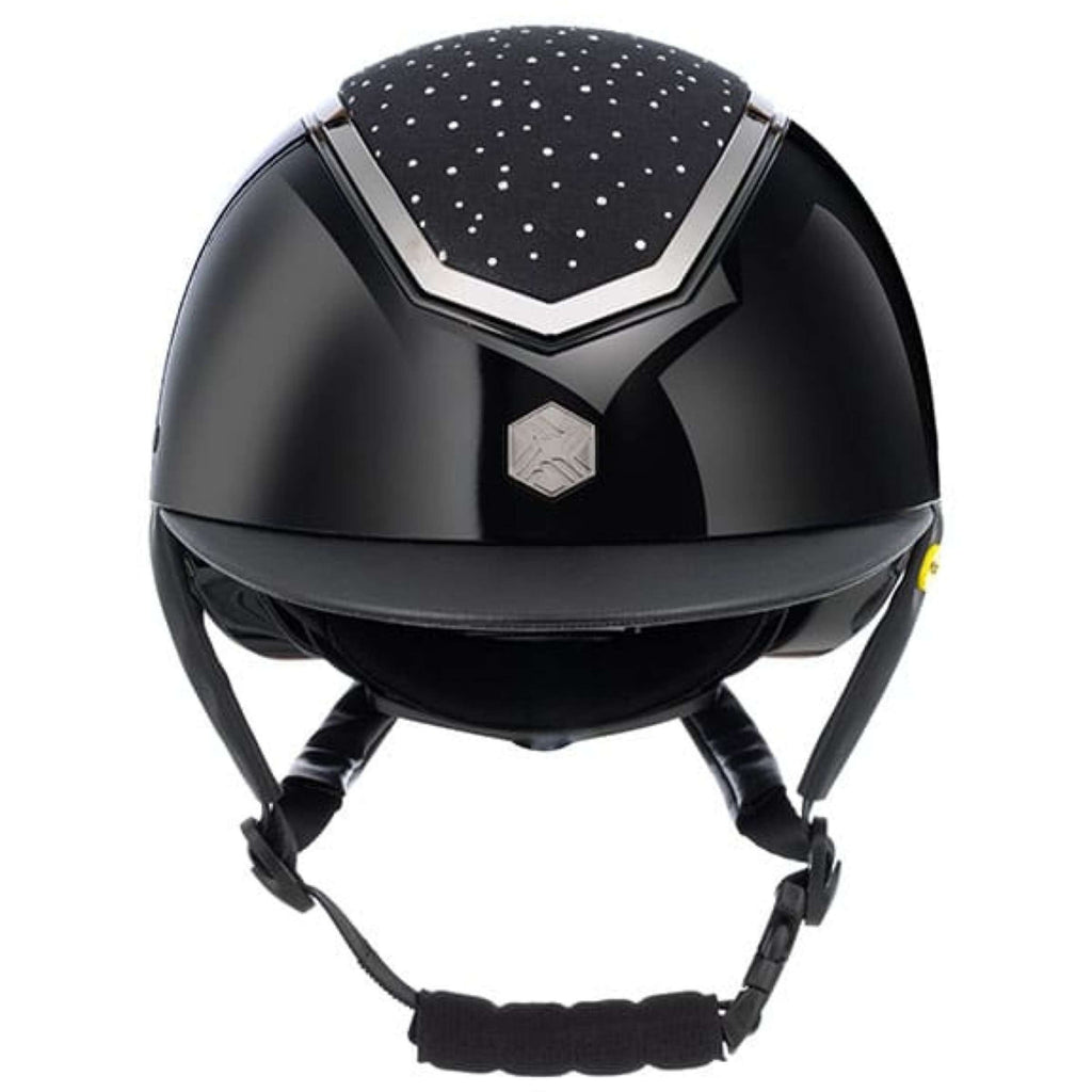 Charles Owen Bombe Kylo Crystal MIPS Black Gloss/Chrome