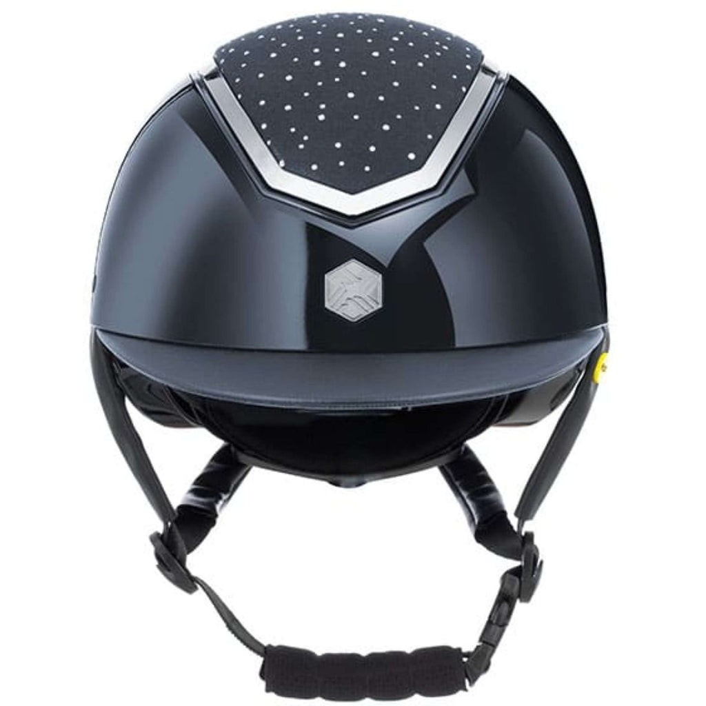 Charles Owen Bombe Kylo Crystal Navy Gloss/Silver