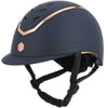 Charles Owen Bombe Kylo Navy Matte/Rose Gold