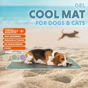 CoolPets Tapis Refraîchissant Gel Olive