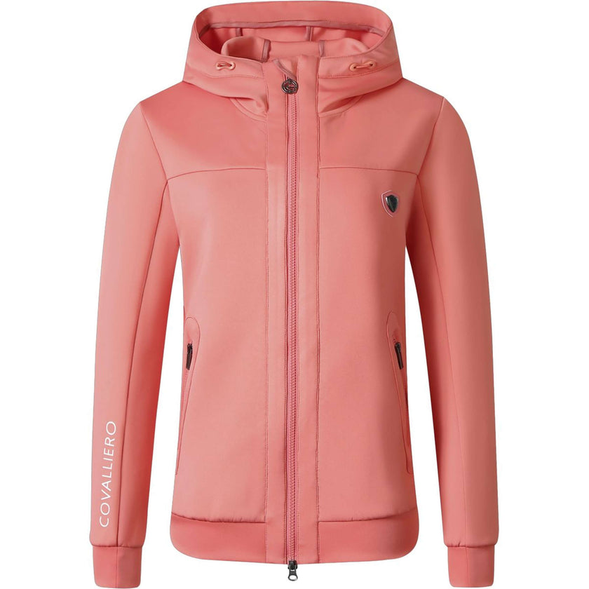 Covalliero Pull col Hoodie SS25 Corail