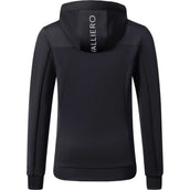 Covalliero Pull col Hoodie SS25 Noir