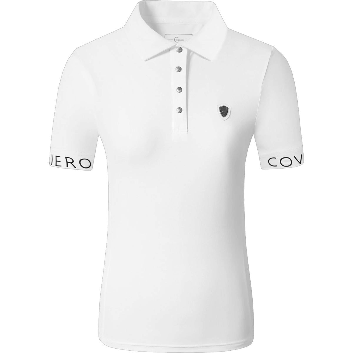 Covalliero Polo SS25 Blanc