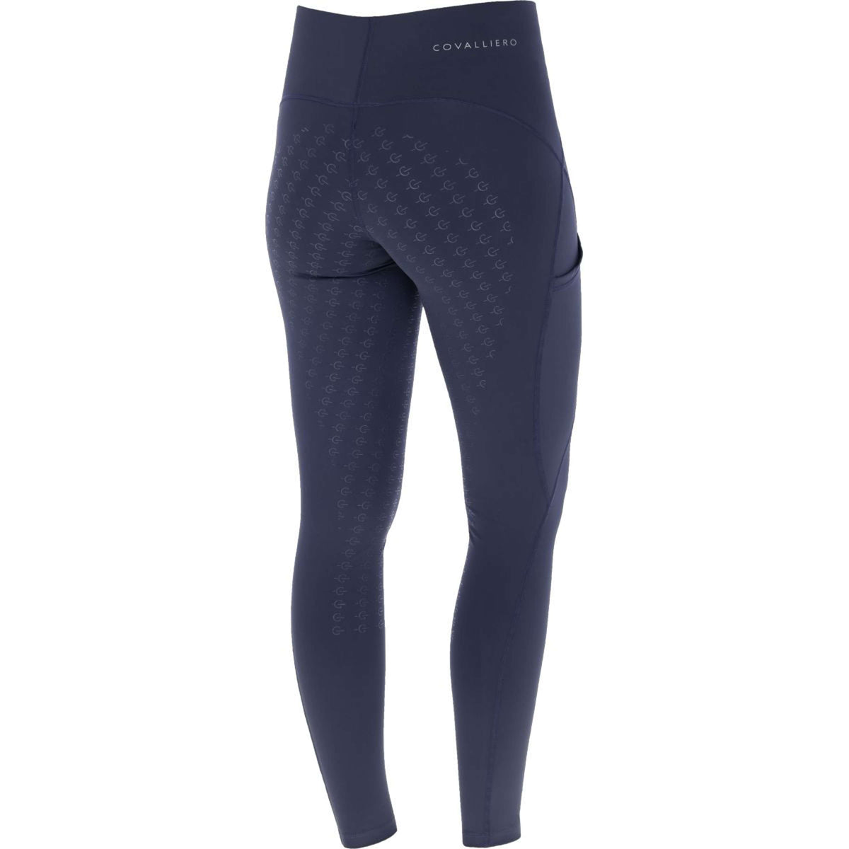 Covalliero Legging d'Équitation Full Grip SS25 Marin foncé