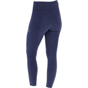 Covalliero Legging d'Équitation Compression Full Grip SS25 Marin foncé