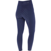 Covalliero Legging d'Équitation Compression Full Grip SS25 Marin foncé