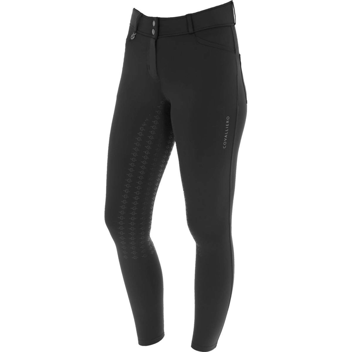 Covalliero Pantalon d'Équitation Compression Full Grip SS25 Noir