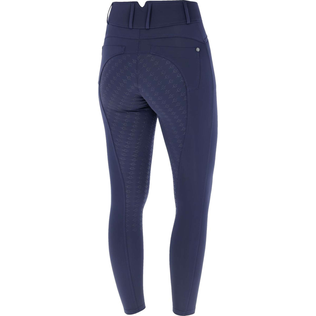 Covalliero Pantalon d'Équitation Compression Full Grip SS25 Marin foncé