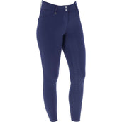 Covalliero Pantalon d'Équitation Compression Full Grip SS25 Marin foncé