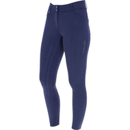 Covalliero Pantalon d'Équitation Compression Full Grip SS25 Marin foncé