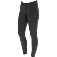 Covalliero Pantalon d'Équitation Premium Leather Full Grip SS25 Noir