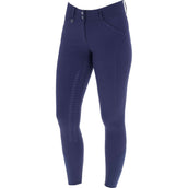 Covalliero Pantalon d'Équitation Premium Silicon Full Grip SS25 Marin foncé