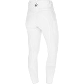 Covalliero Pantalon d'Équitation Premium Silicon Full Grip SS25 Blanc