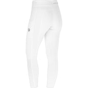 Covalliero Legging d'Équitation Compression Full Grip SS25 Blanc