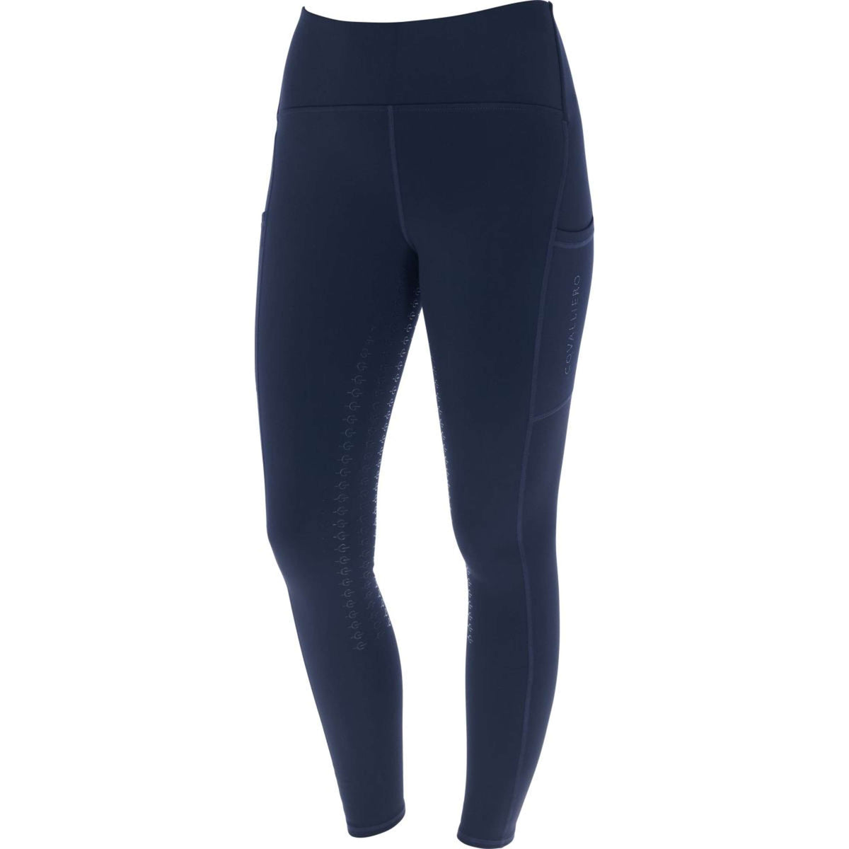 Covalliero Legging d'Équitation AW25 Full Grip Marin foncé