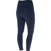 Covalliero Legging d'Équitation AW25 Full Grip Marin foncé