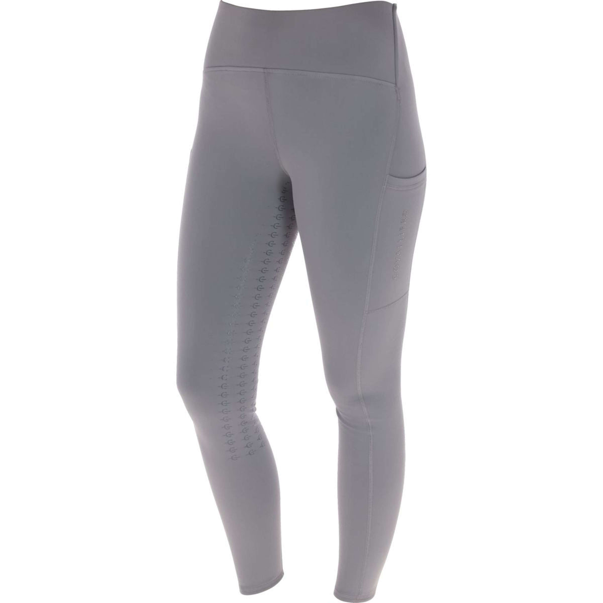 Covalliero Legging d'Équitation AW25 Full Grip Steel Grey