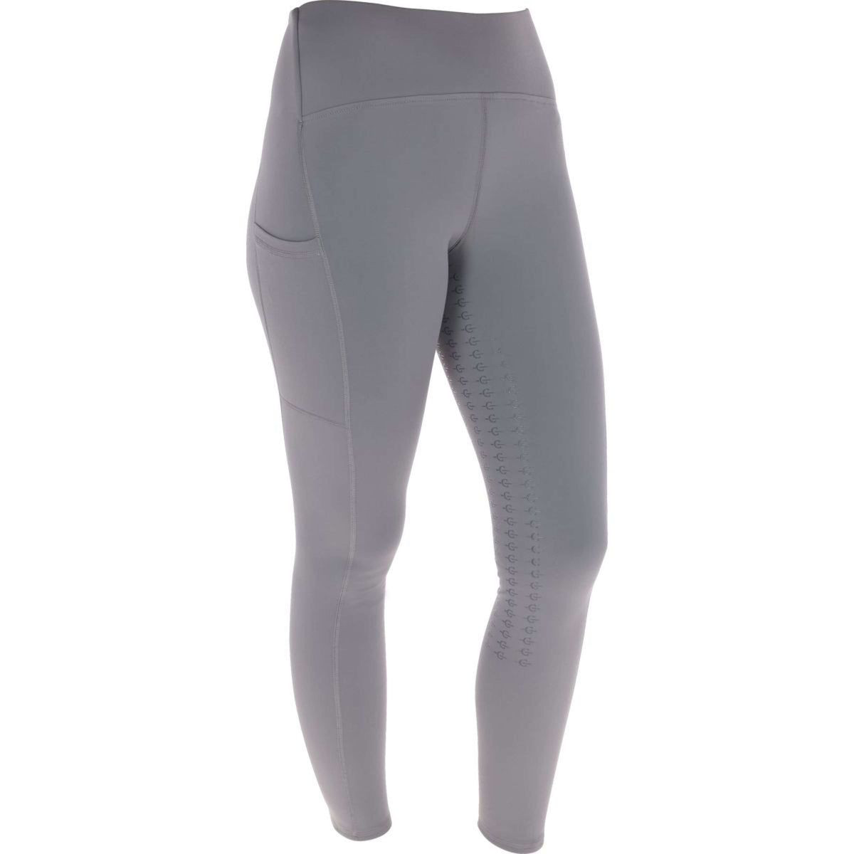 Covalliero Legging d'Équitation AW25 Full Grip Steel Grey