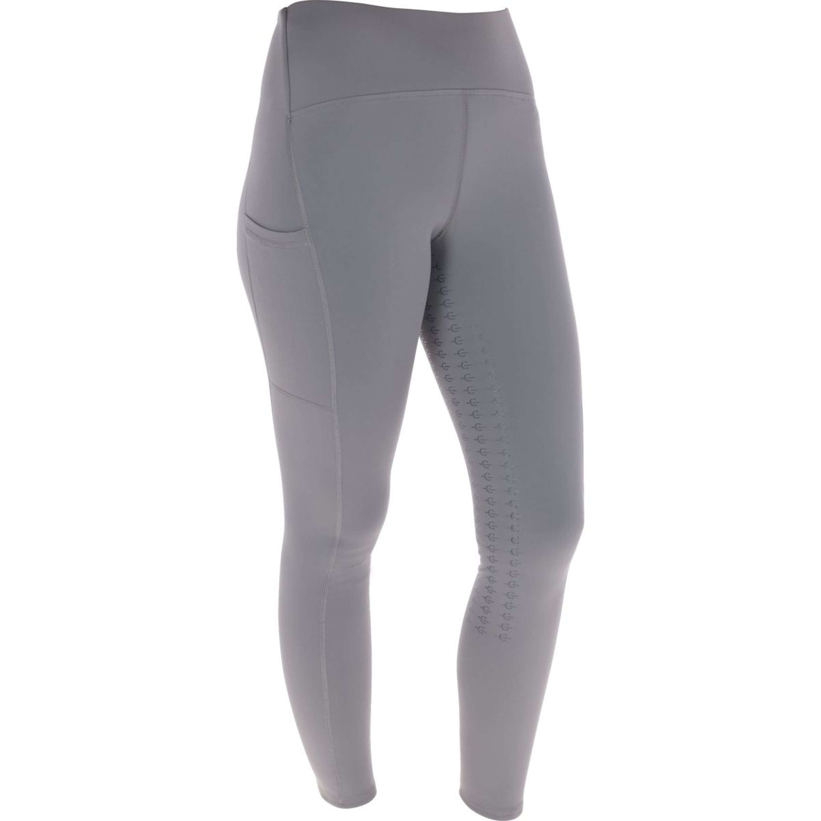Covalliero Legging d'Équitation AW25 Full Grip Steel Grey