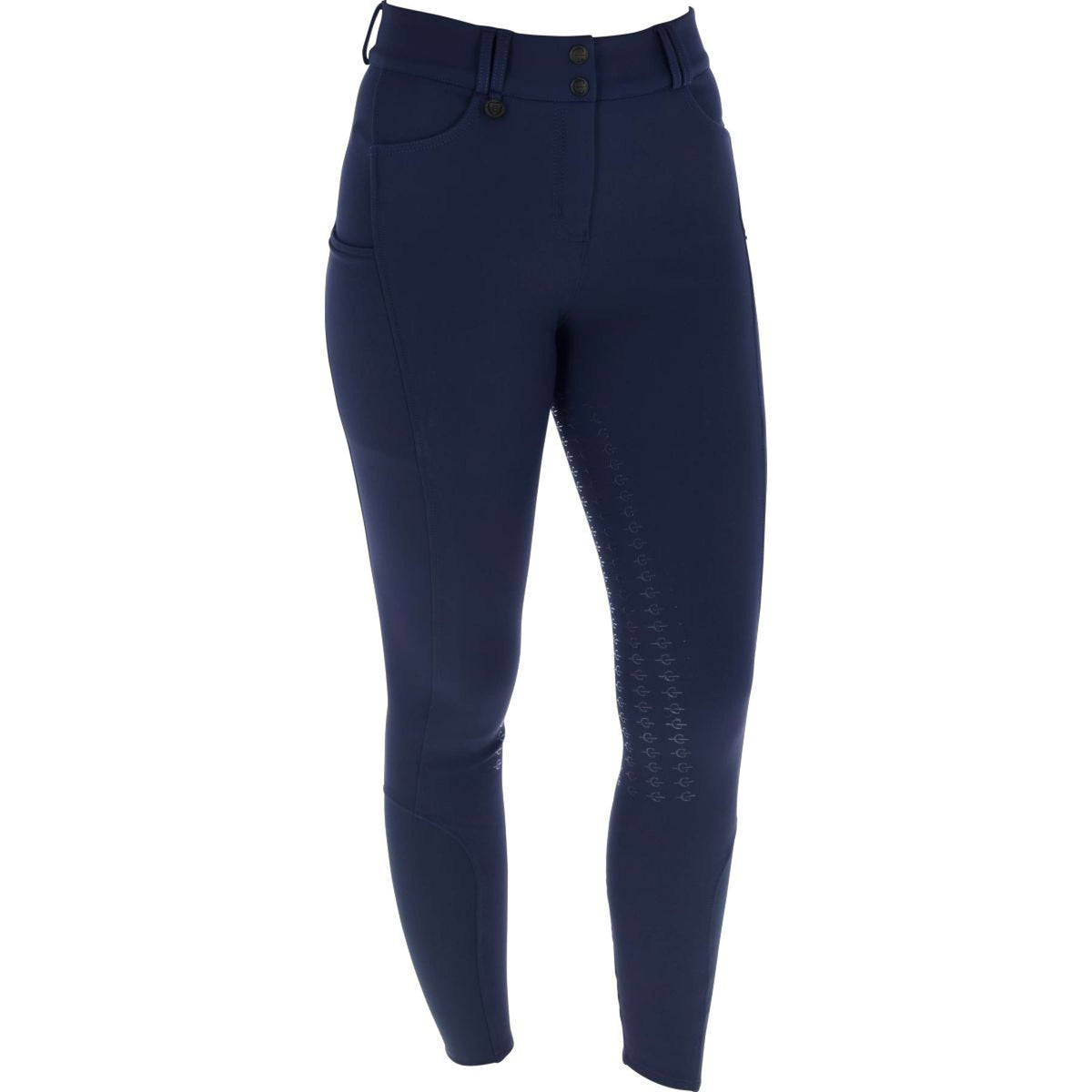 Covalliero Pantalon d'Équitation AW25 Full Grip Marin foncé