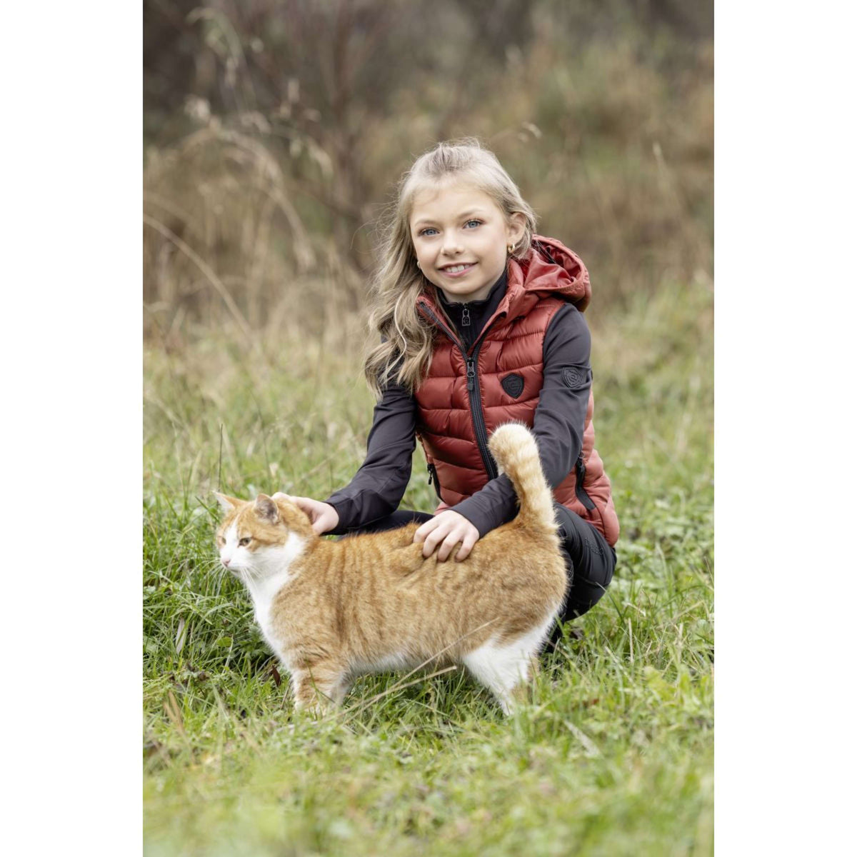 Covalliero Bodychauffant Quilted AW25 Kids Rouille