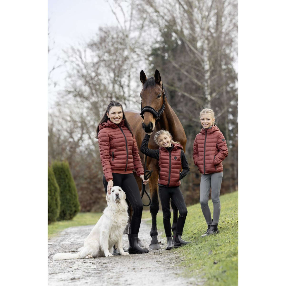 Covalliero Veste Quilted AW25 Rouille