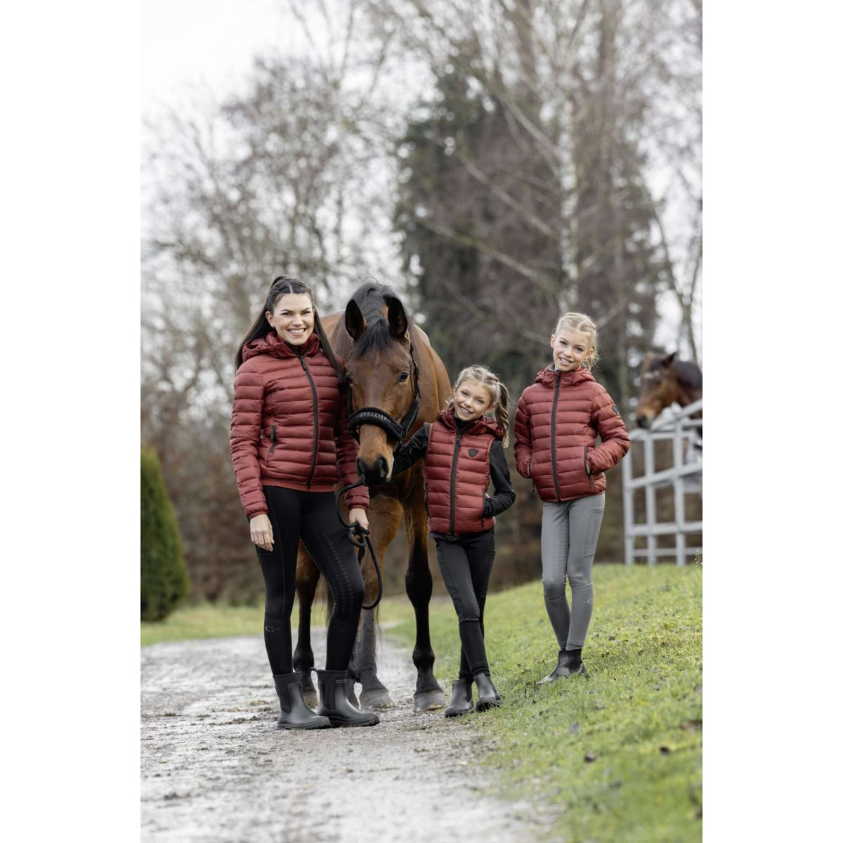 Covalliero Veste Quilted AW25 Rouille