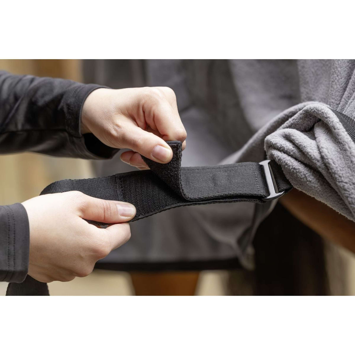 Covalliero Couverture Polaire AW25 Steel Grey