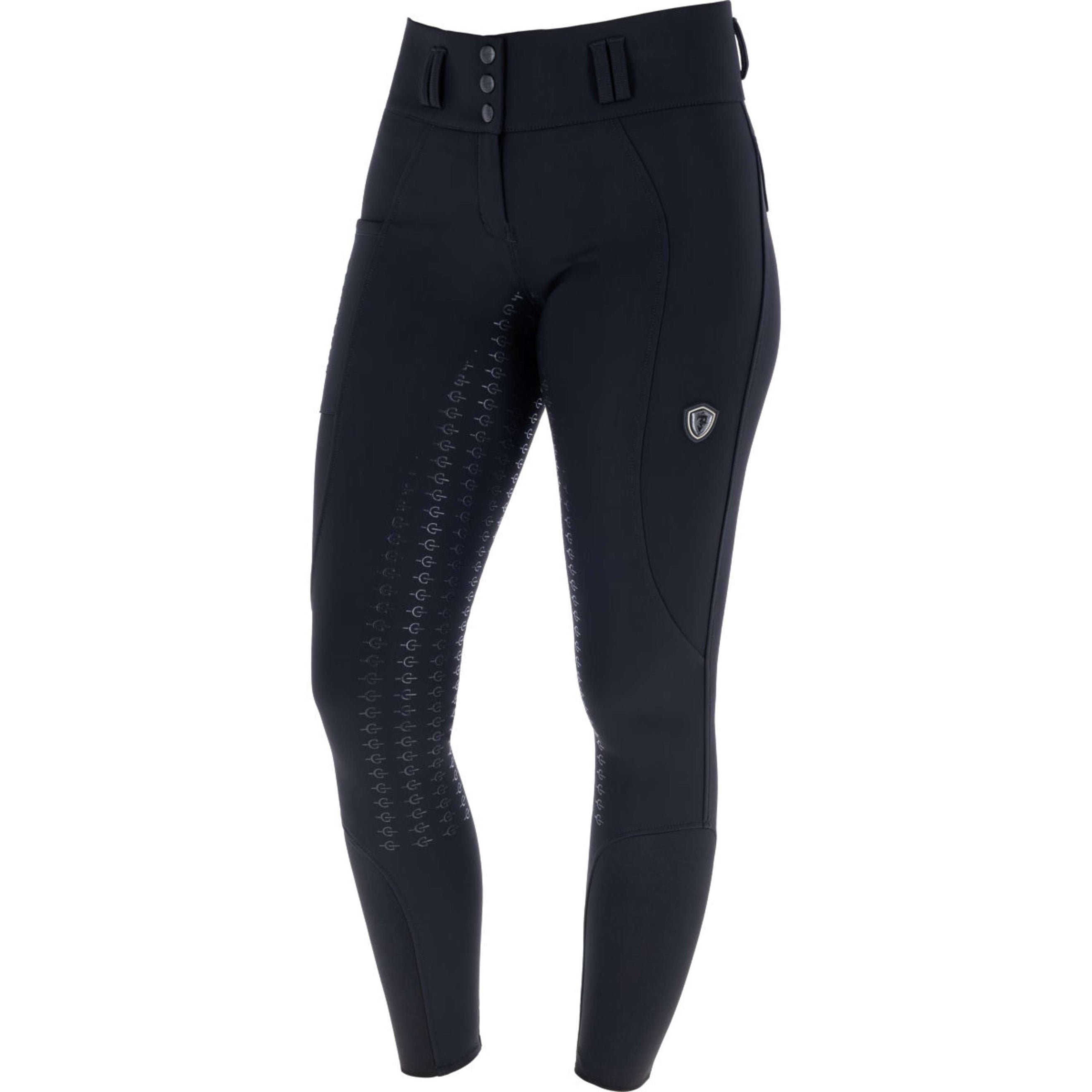Covalliero Pantalon d'Équitation Hight Waist Full Grip AW26 Noir