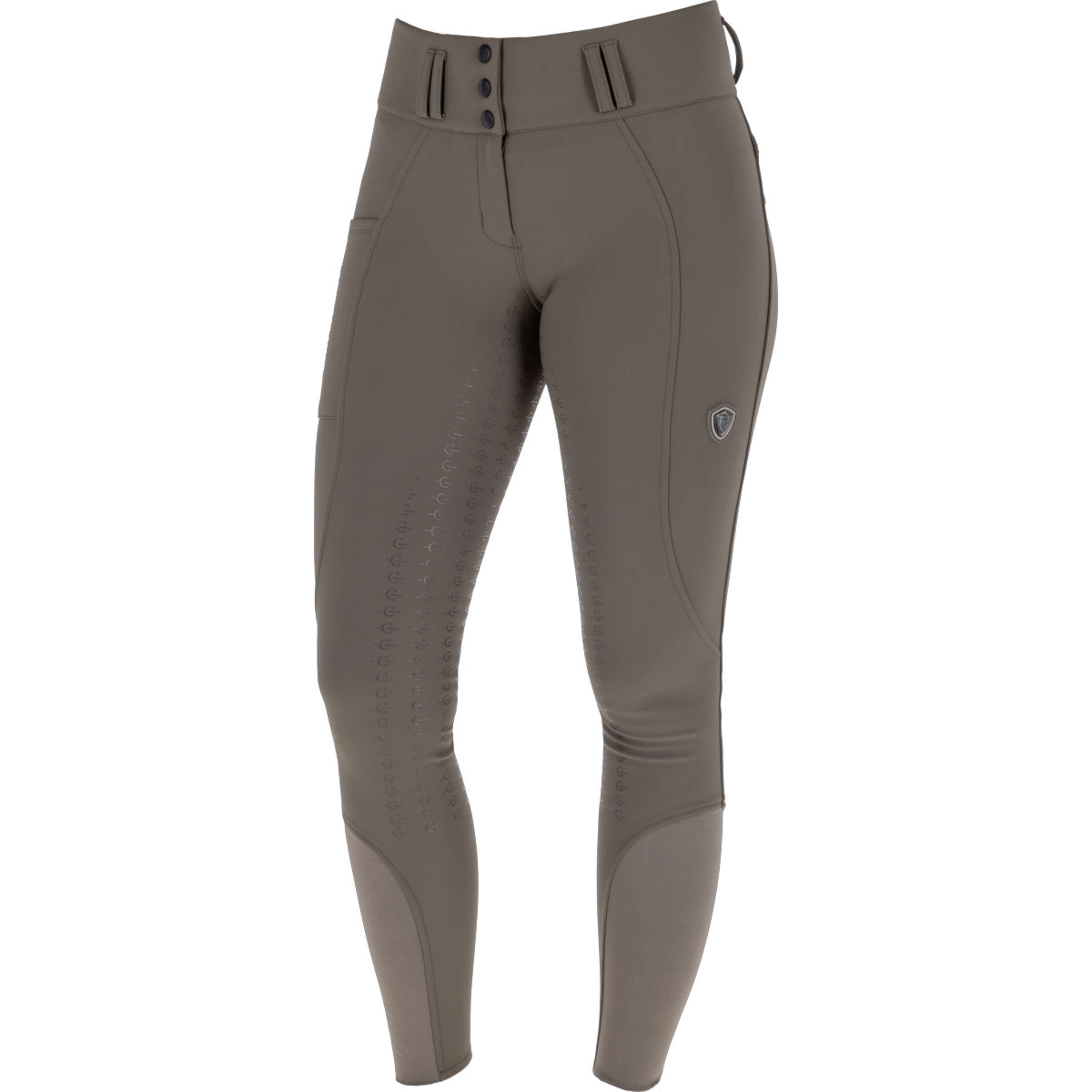 Covalliero Pantalon d'Équitation Hight Waist Full Grip AW26 Milky Chocolate