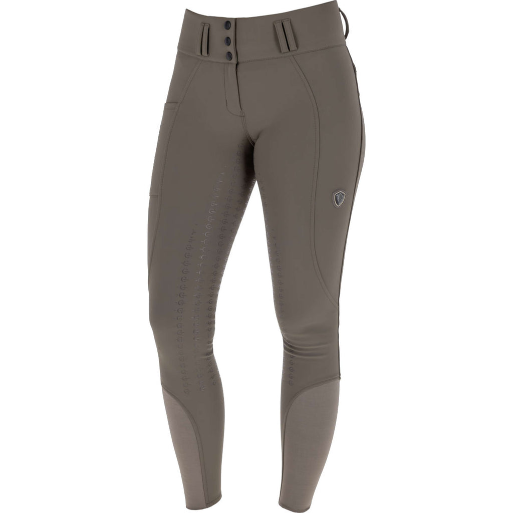 Covalliero Pantalon d'Équitation Hight Waist Full Grip AW26 Milky Chocolate