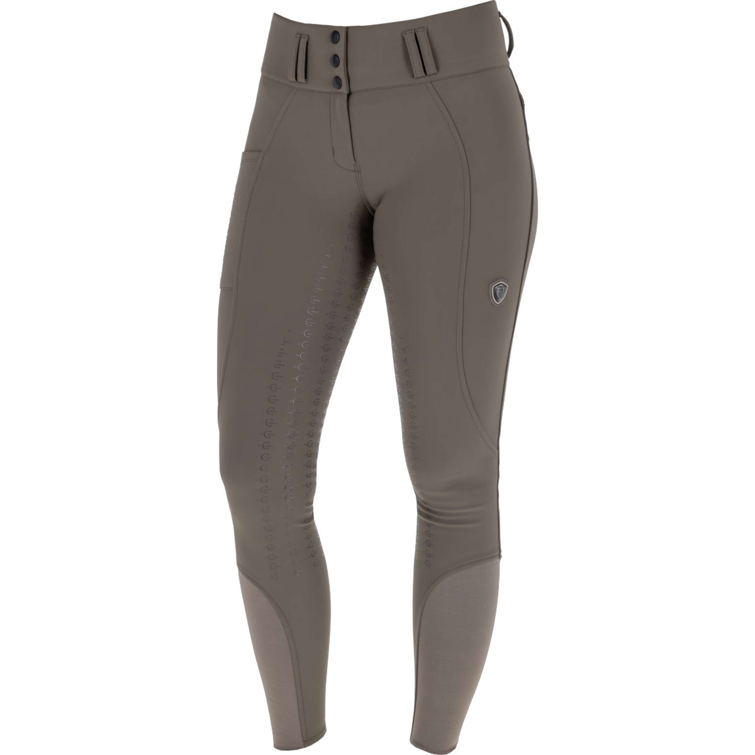 Covalliero Pantalon d'Équitation Hight Waist Full Grip AW26 Milky Chocolate
