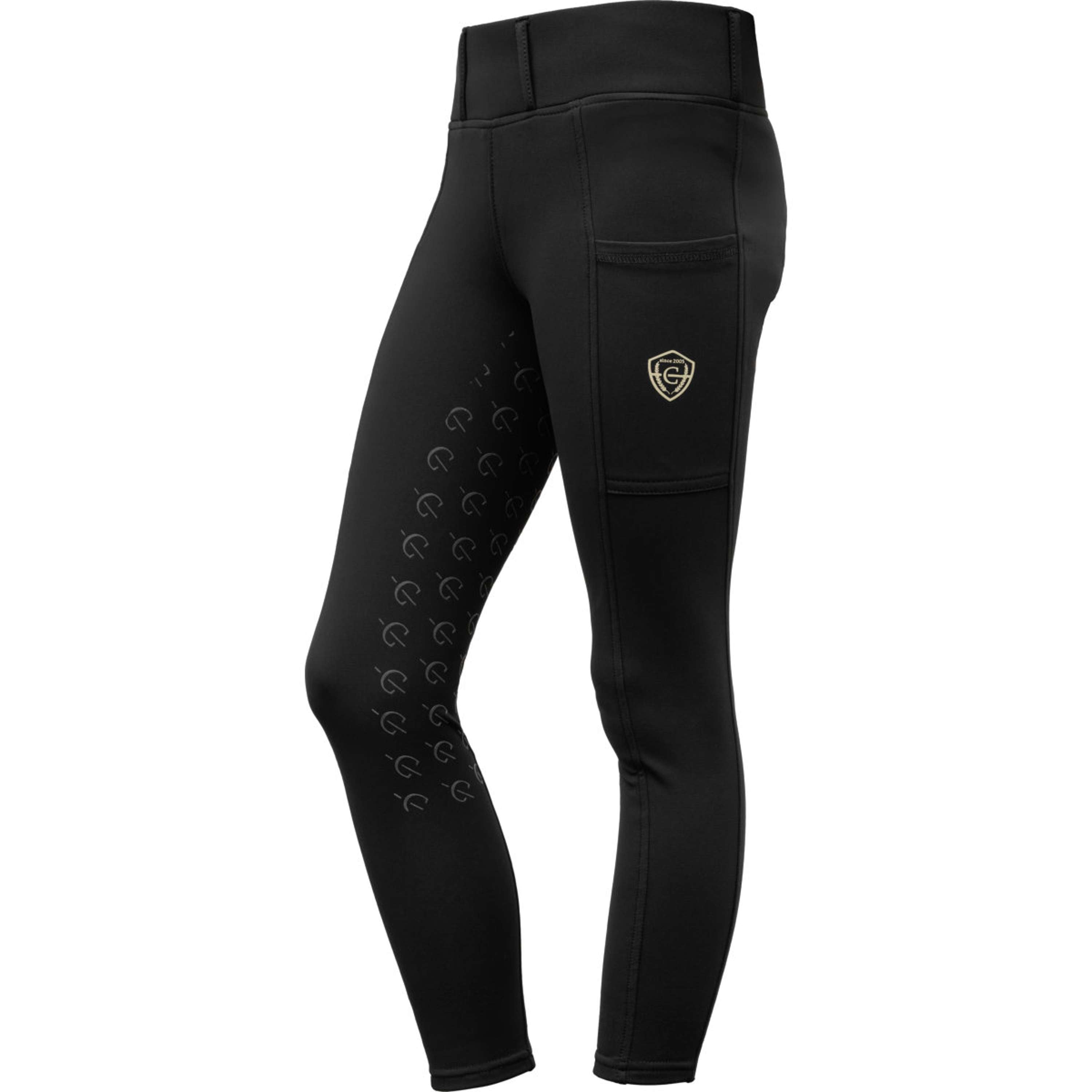 Covalliero Legging d'Équitation Full Grip AW26 Kids Noir