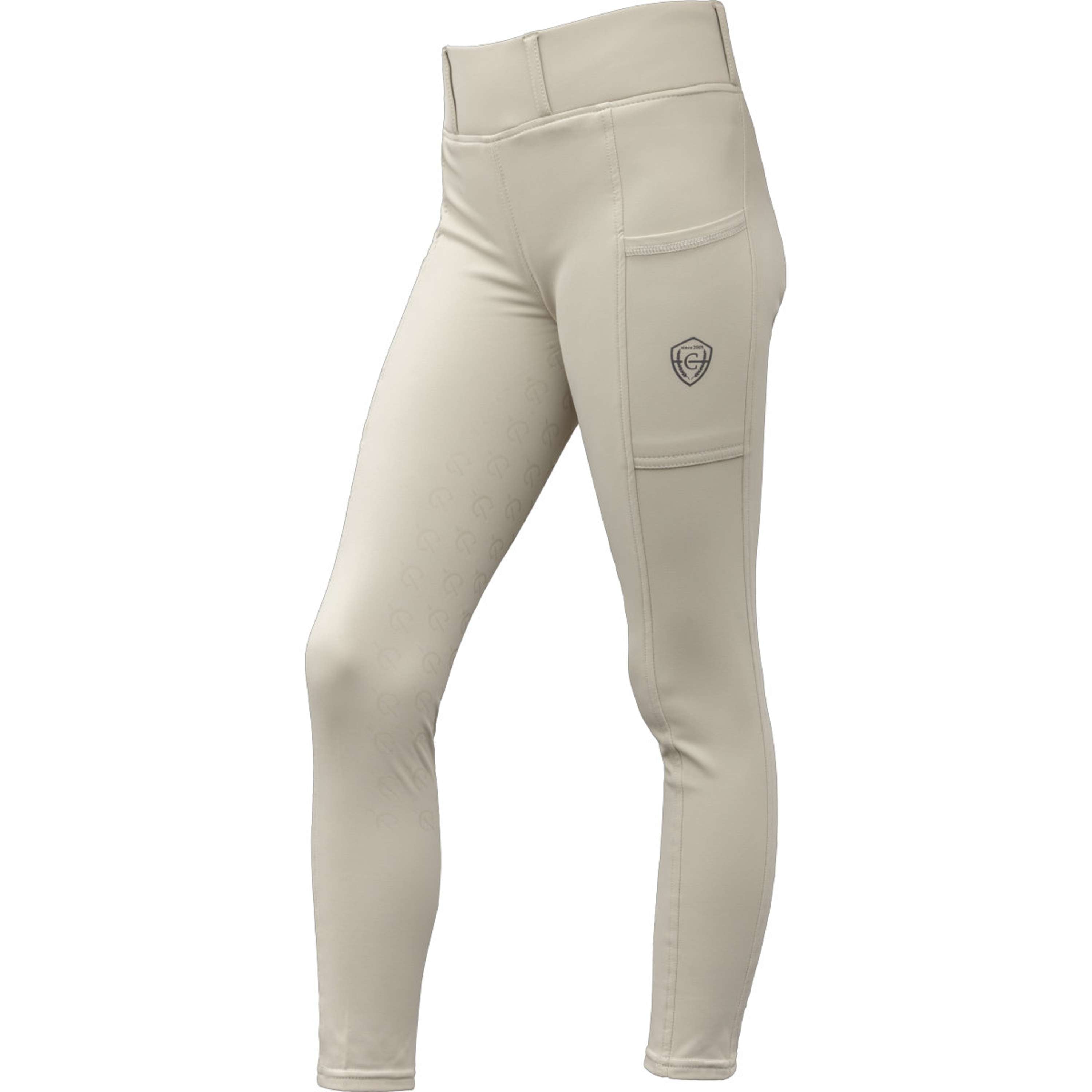 Covalliero Legging d'Équitation Full Grip AW26 Kids Beige