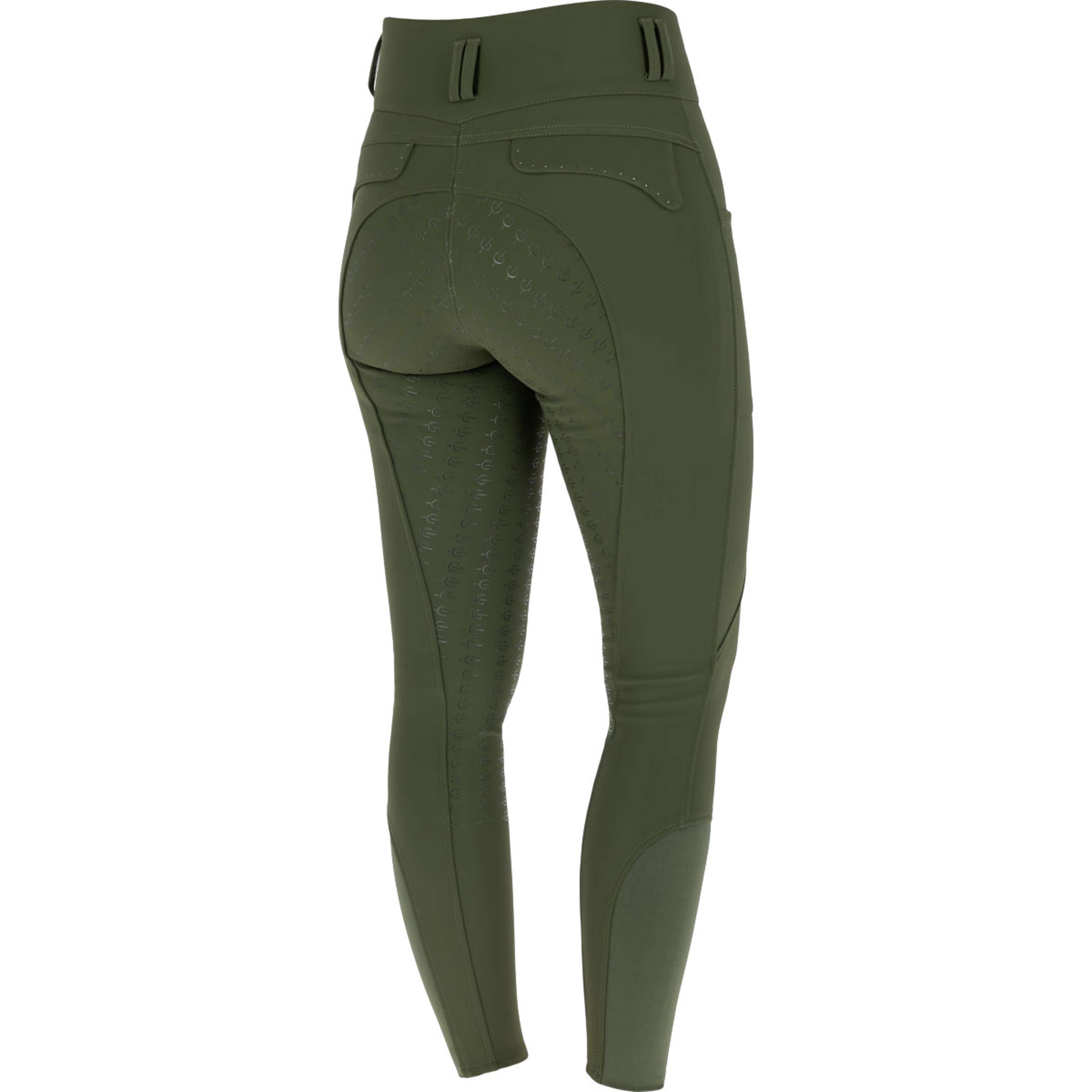 Covalliero Pantalon d'Équitation Hight Waist Full Grip AW26 Forest Green