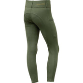 Covalliero Legging d'Équitation Full Grip AW26 Kids Forest Green