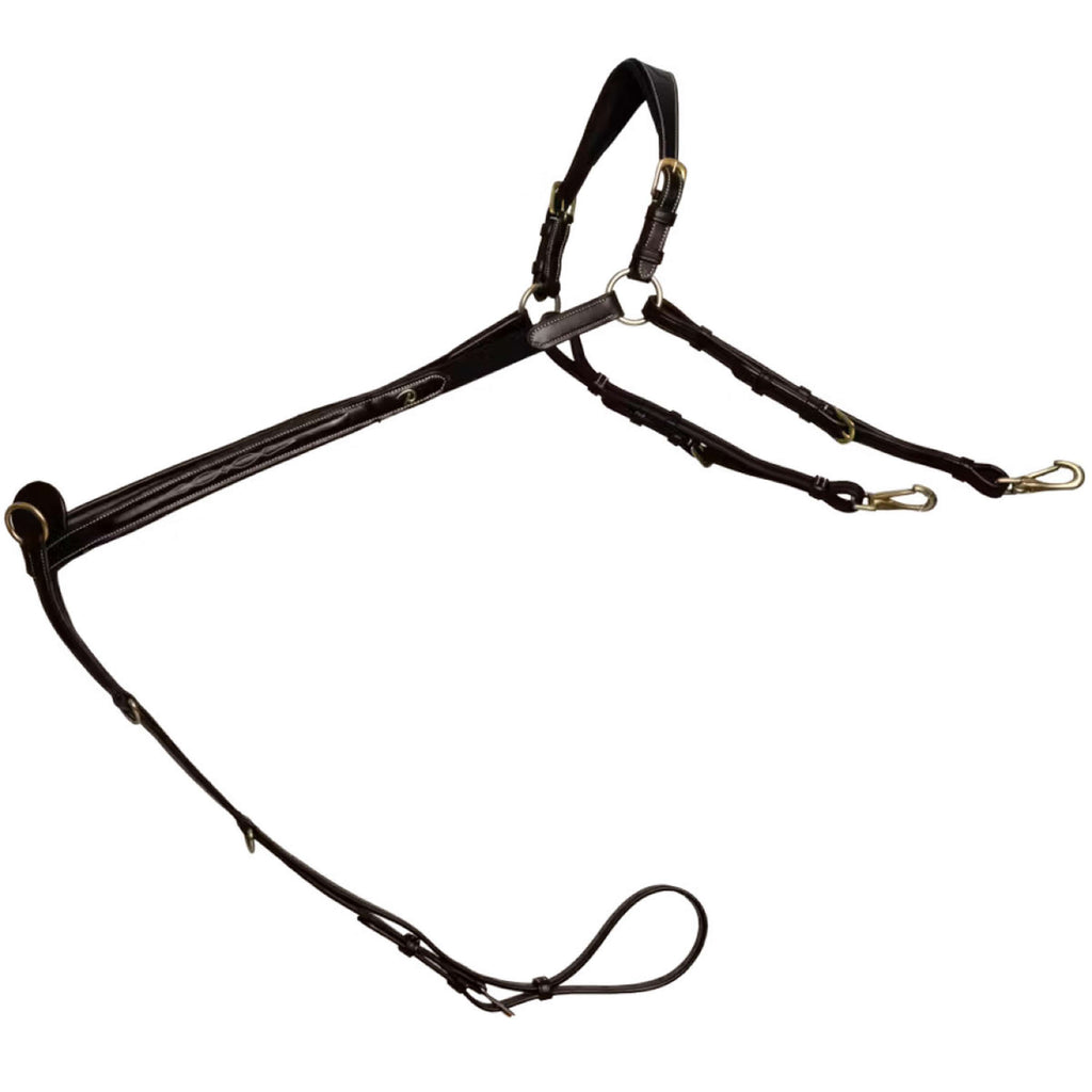 Dyon Collier de Chasse Bridge Noir/Cuivre