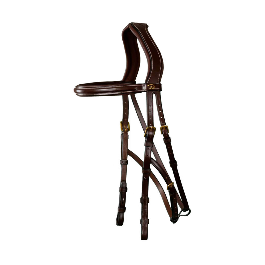 Dyon Bride Hackamore Marron