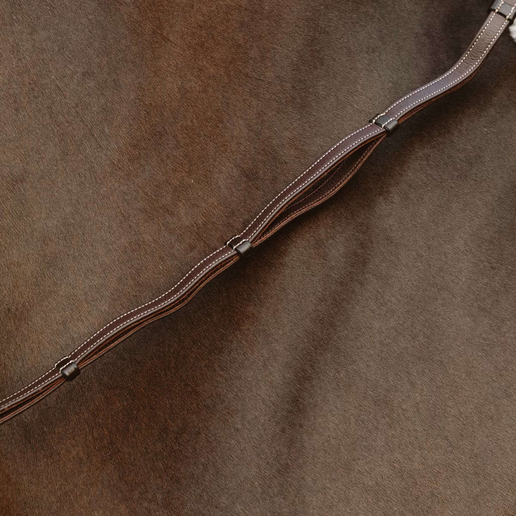 Dyon Rênes Leather Working Collection 1/2 avec Poignées Marron