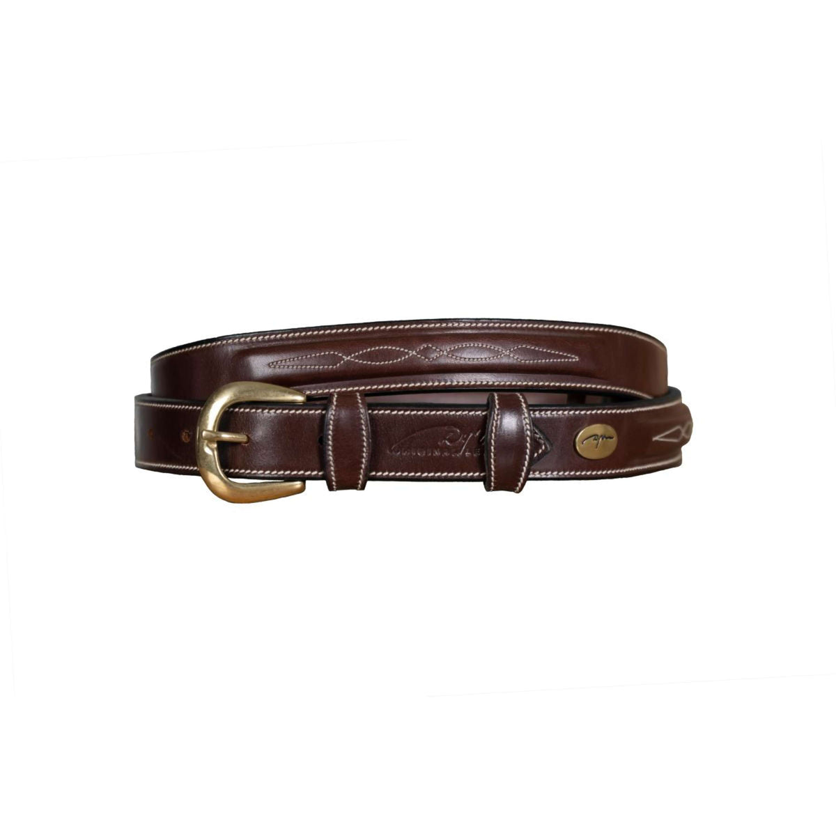 Dyon Ceinture Fancy Cuir Marron