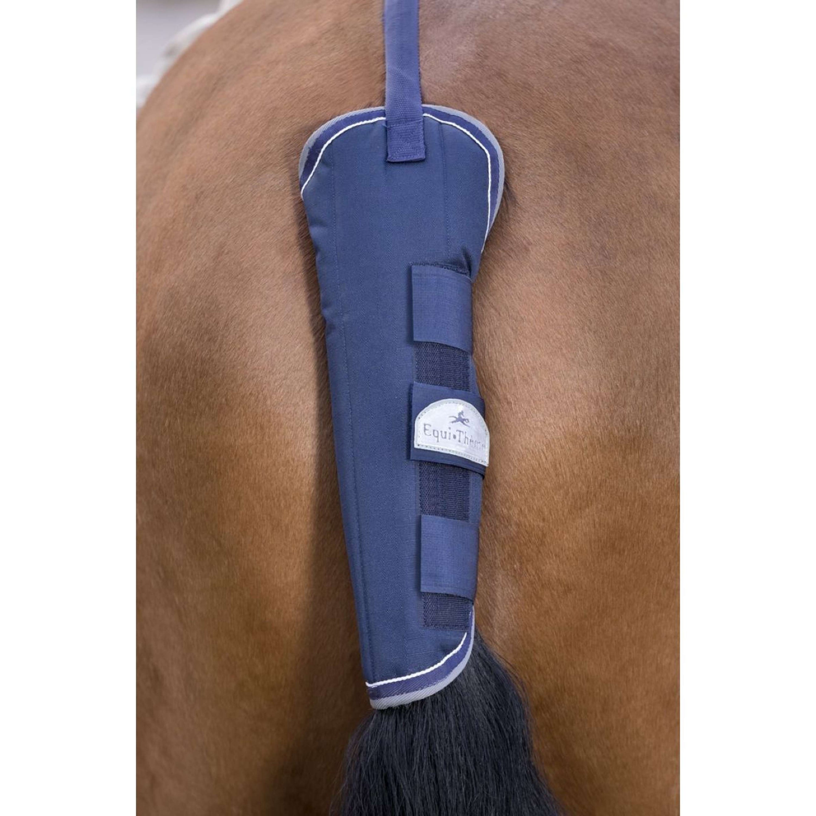 EQUITHÈME Protège-Queue Tyrex 600D Marine/Gris Dots EQUITHÈME Protège-Queue Tyrex 600D Marine/Gris Dots