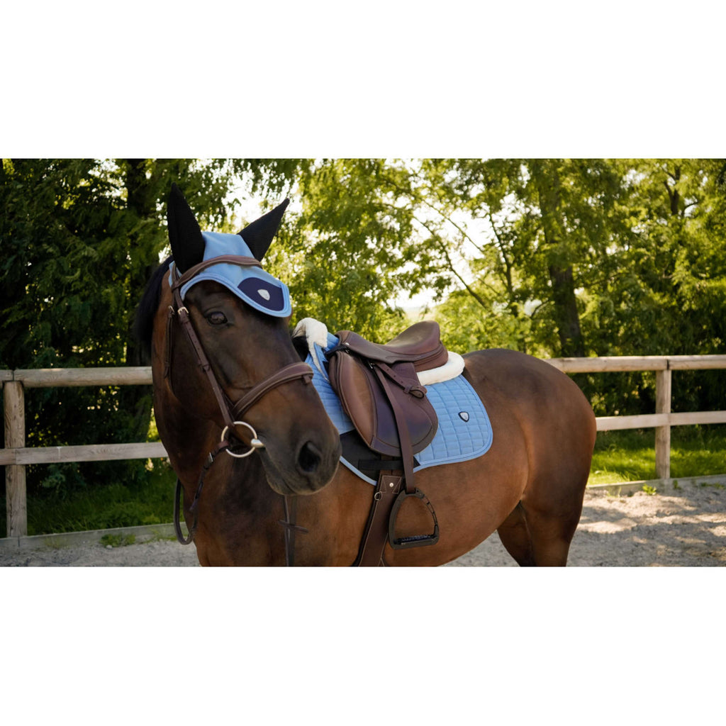 Ekkia Tapis de Selle PRO Combo Master Polyvalent Bleu