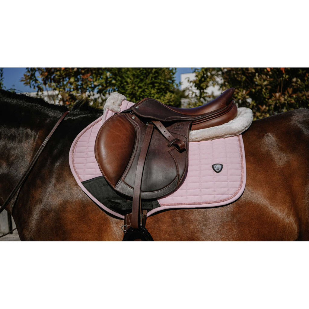 Ekkia Tapis de Selle PRO Combo Master Polyvalent Rose