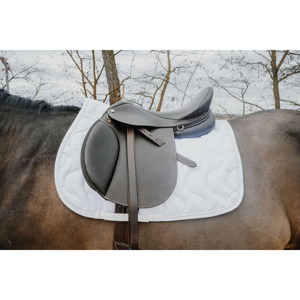 Riding World Tapis de Selle Maxifun Polyvalent Blanc