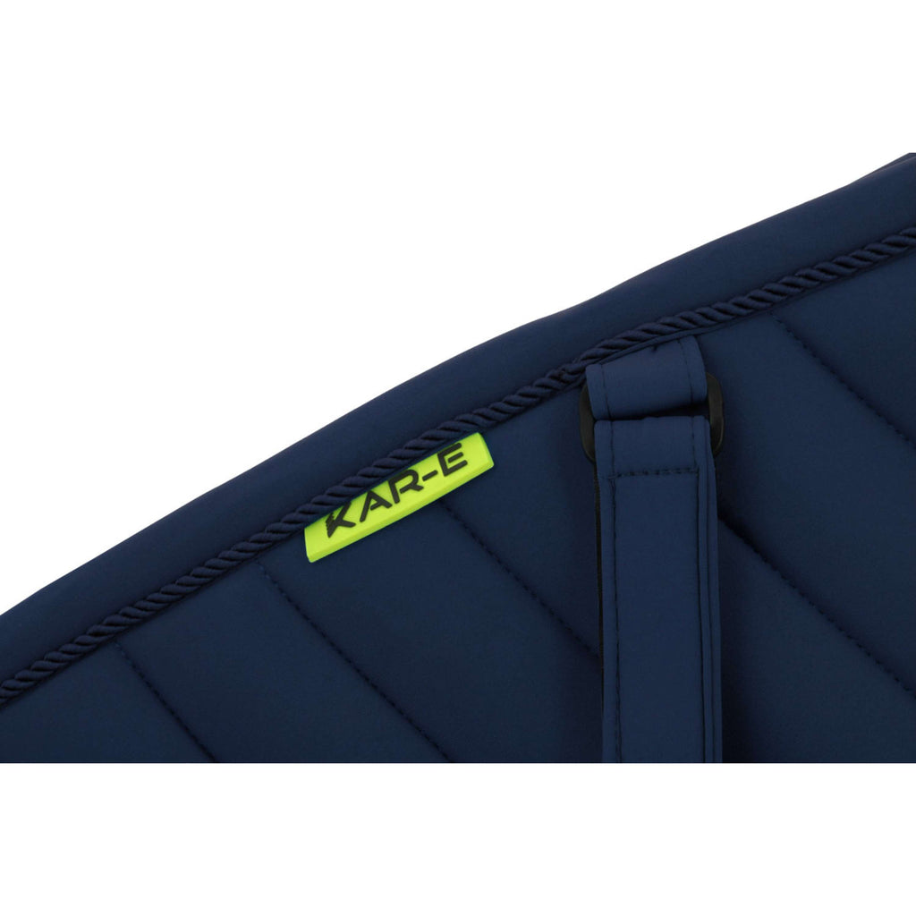 K by EQUITHÈME Tapis de Selle Triton de Saut Marine