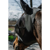 EQUITHÈME Masque Anti-Mouches Lycra avec Protection UV Noir