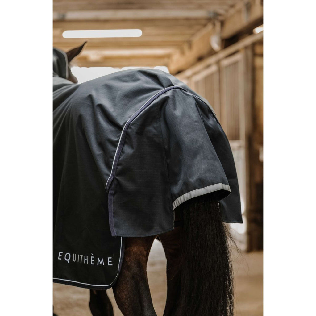 EQUITHÈME Couverture d'Extérieur Anatomic Combi 1200D 200g Marin